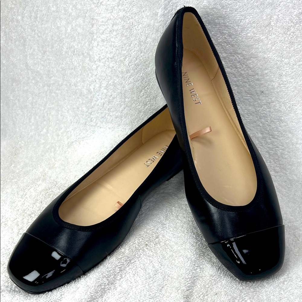 Nine West Black Flats